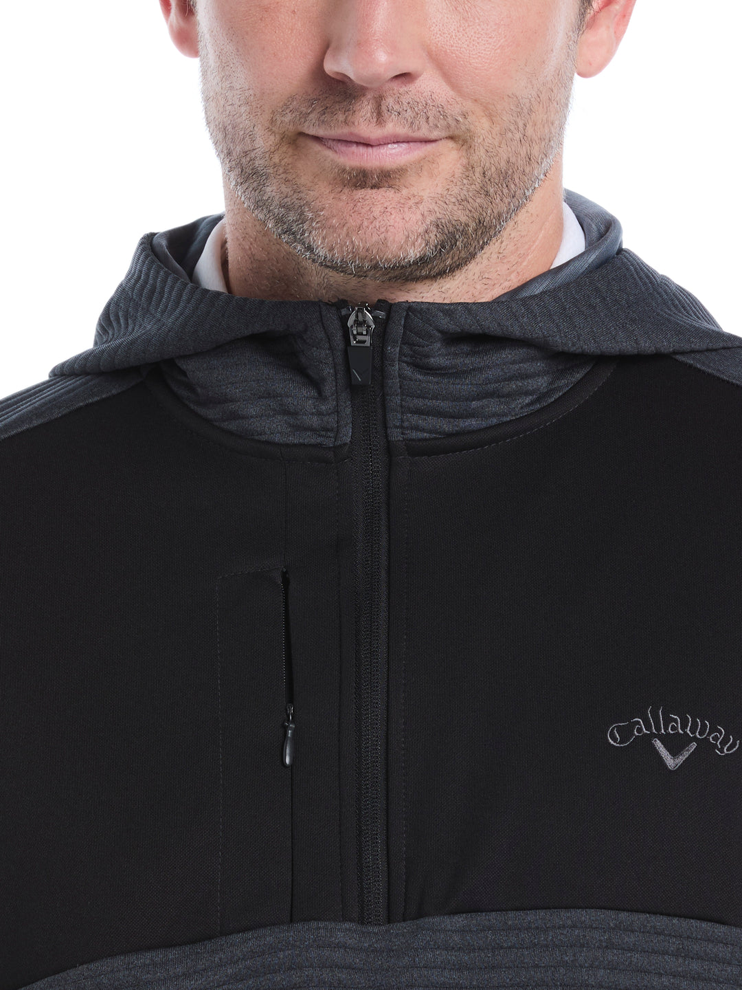 Men Ottoman Hoodie (Black Heather) 