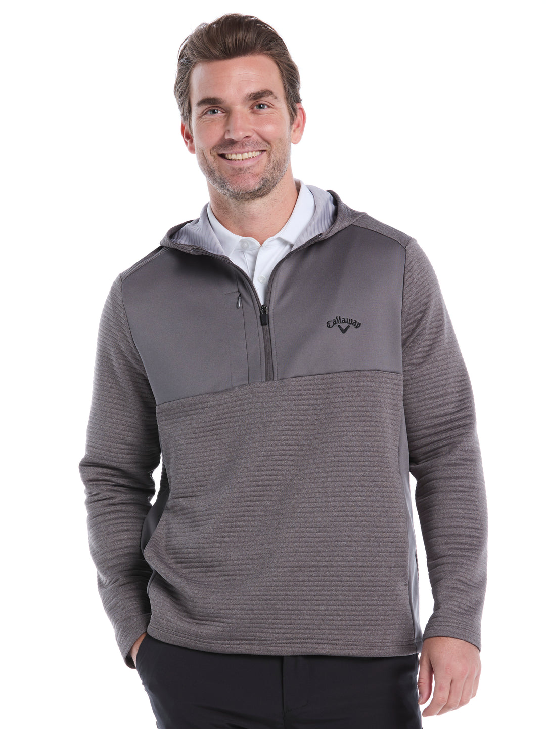 Men Ottoman Hoodie (Quiet Shade Htr) 