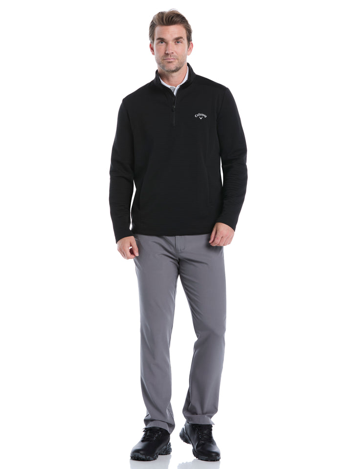 Ottoman Quarter Zip Golf Base Layer (Caviar) 