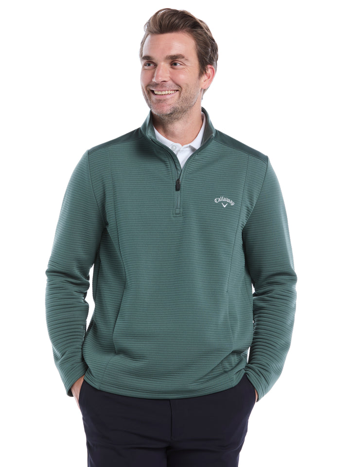 Ottoman Quarter Zip Golf Base Layer (Dark Forest) 