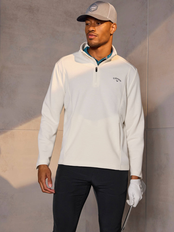 Mens Ottoman Quarter Zip Golf Base Layer-Jackets-Callaway
