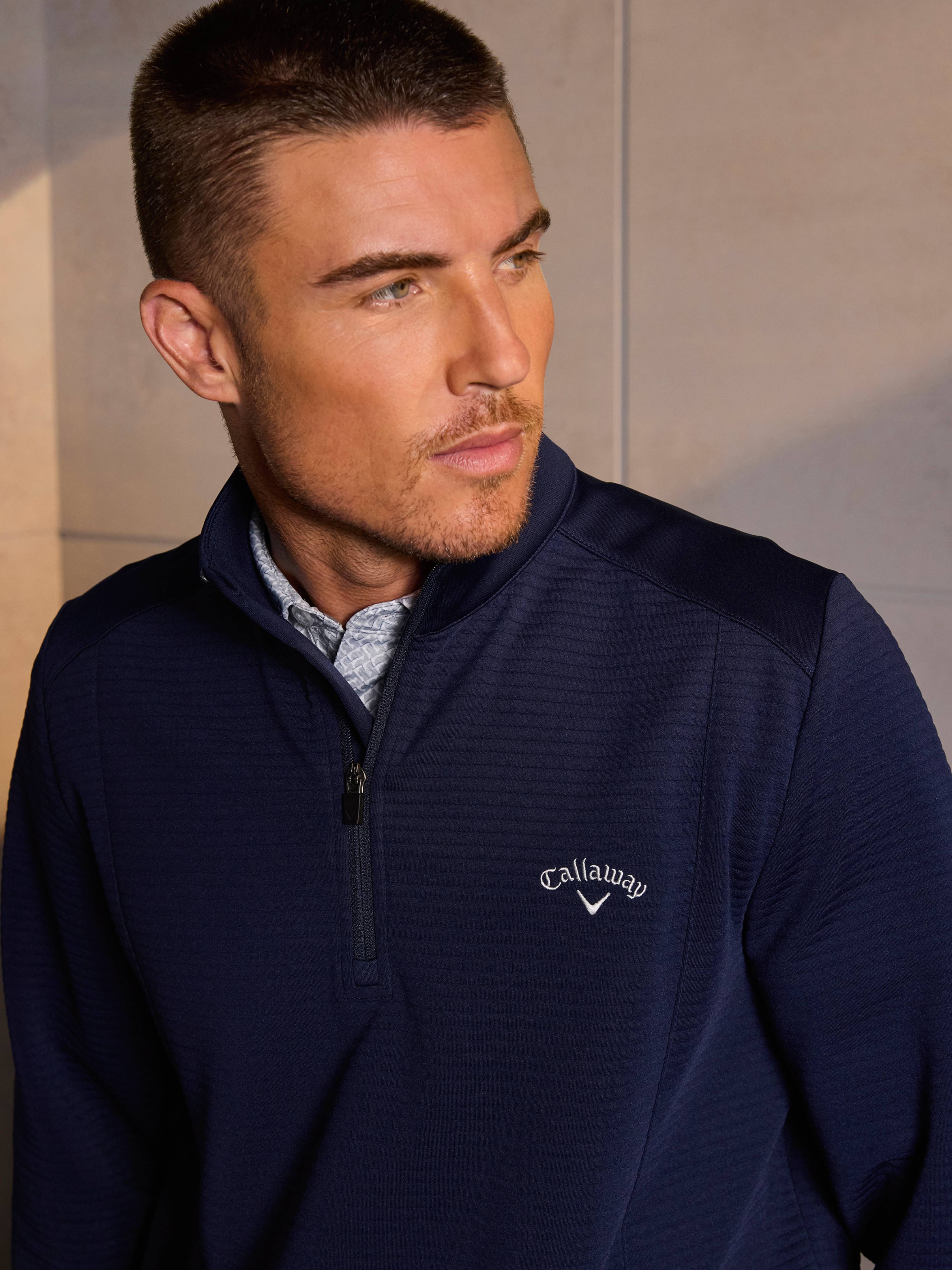 Mens Ottoman Quarter Zip Golf Base Layer – Callaway Apparel