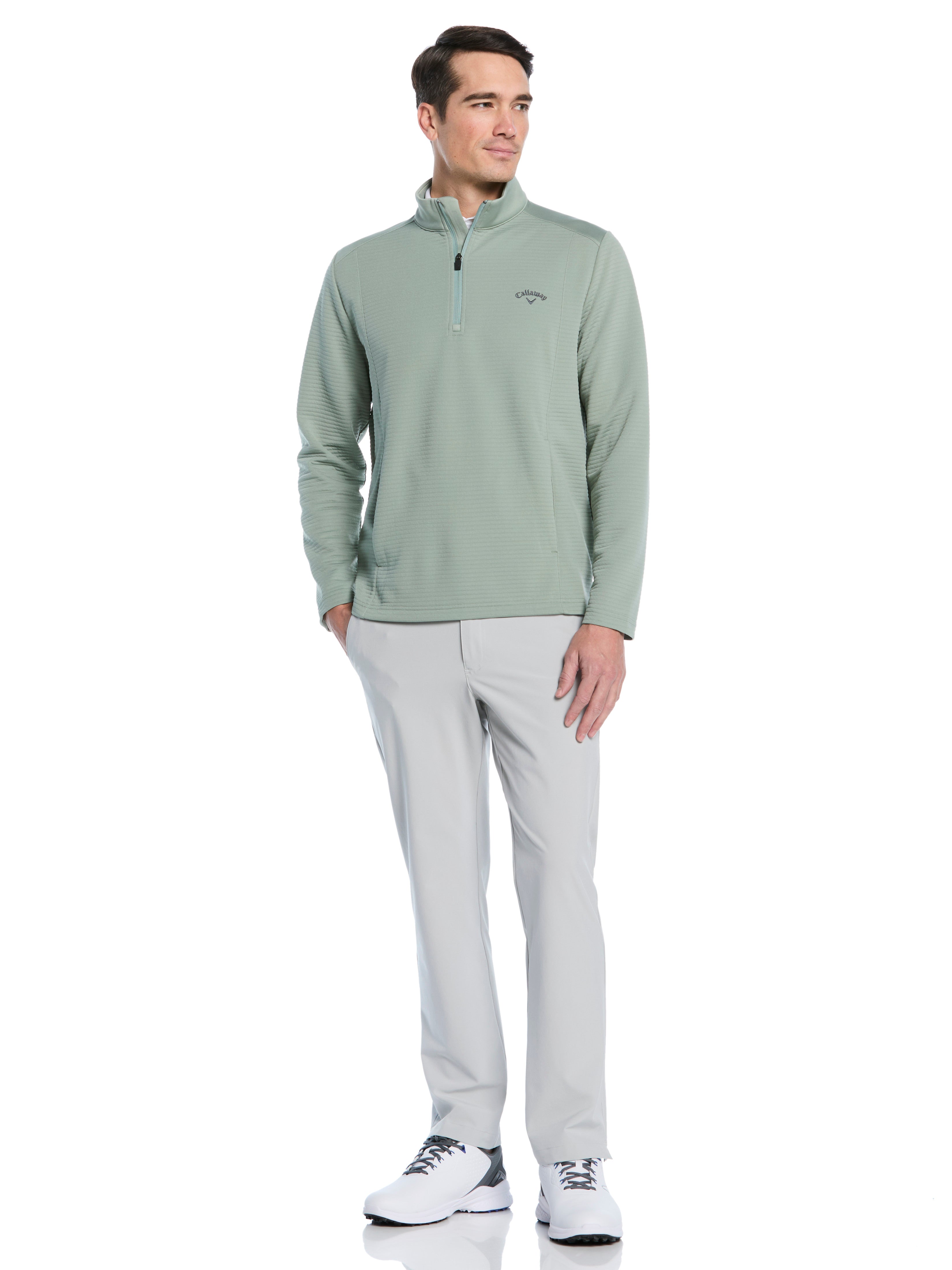 Mens Ottoman Quarter Zip Golf Base Layer – Callaway Apparel