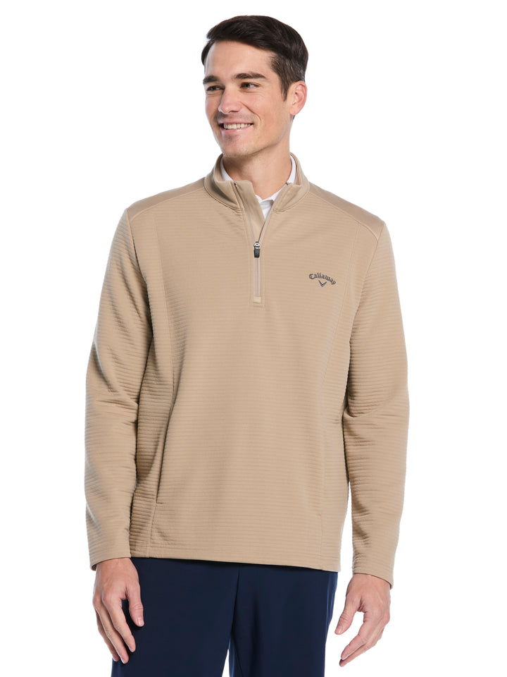 Ottoman Quarter Zip Golf Base Layer (Chinchilla) 