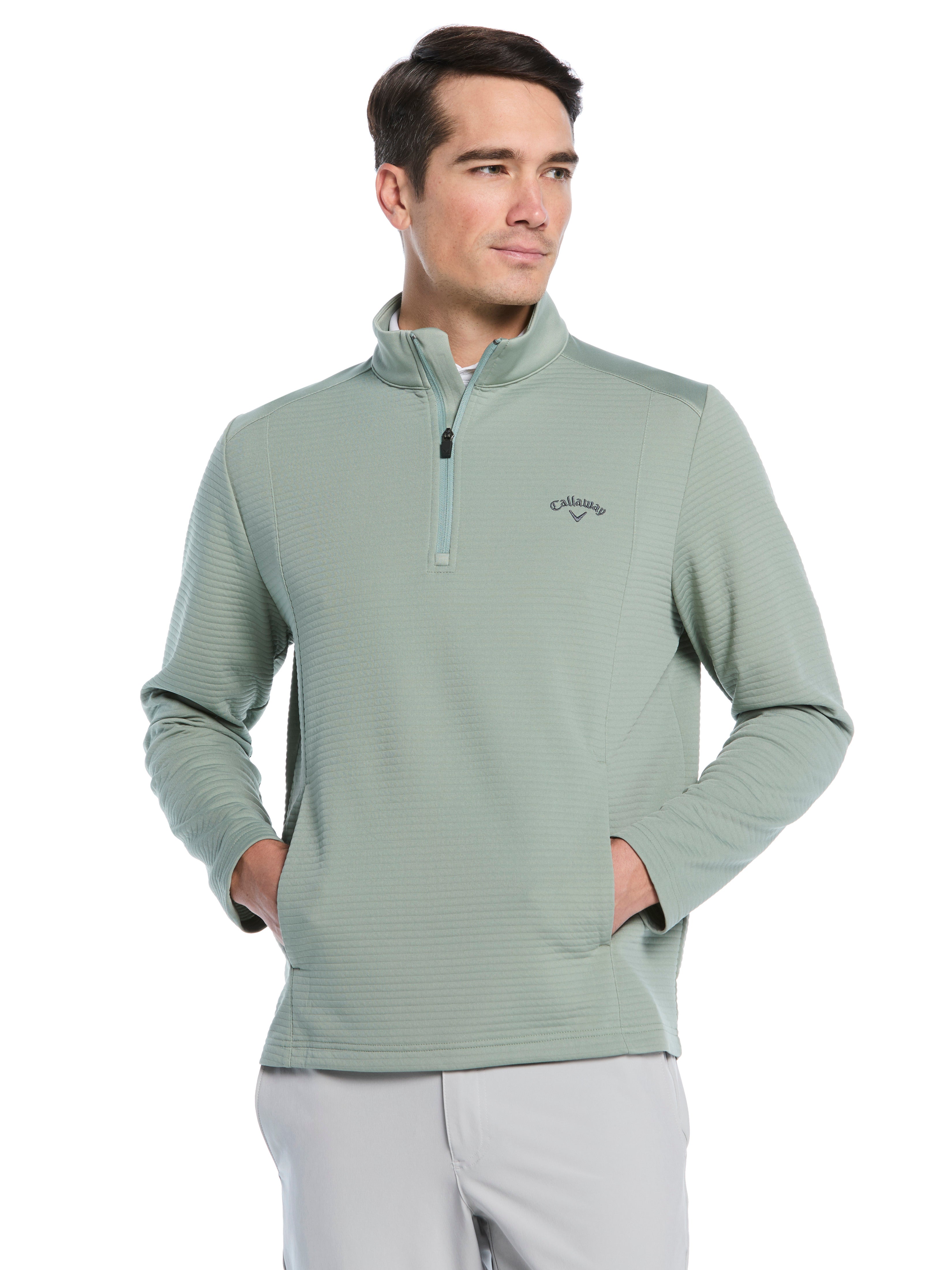Mens Ottoman Quarter Zip Golf Base Layer – Callaway Apparel