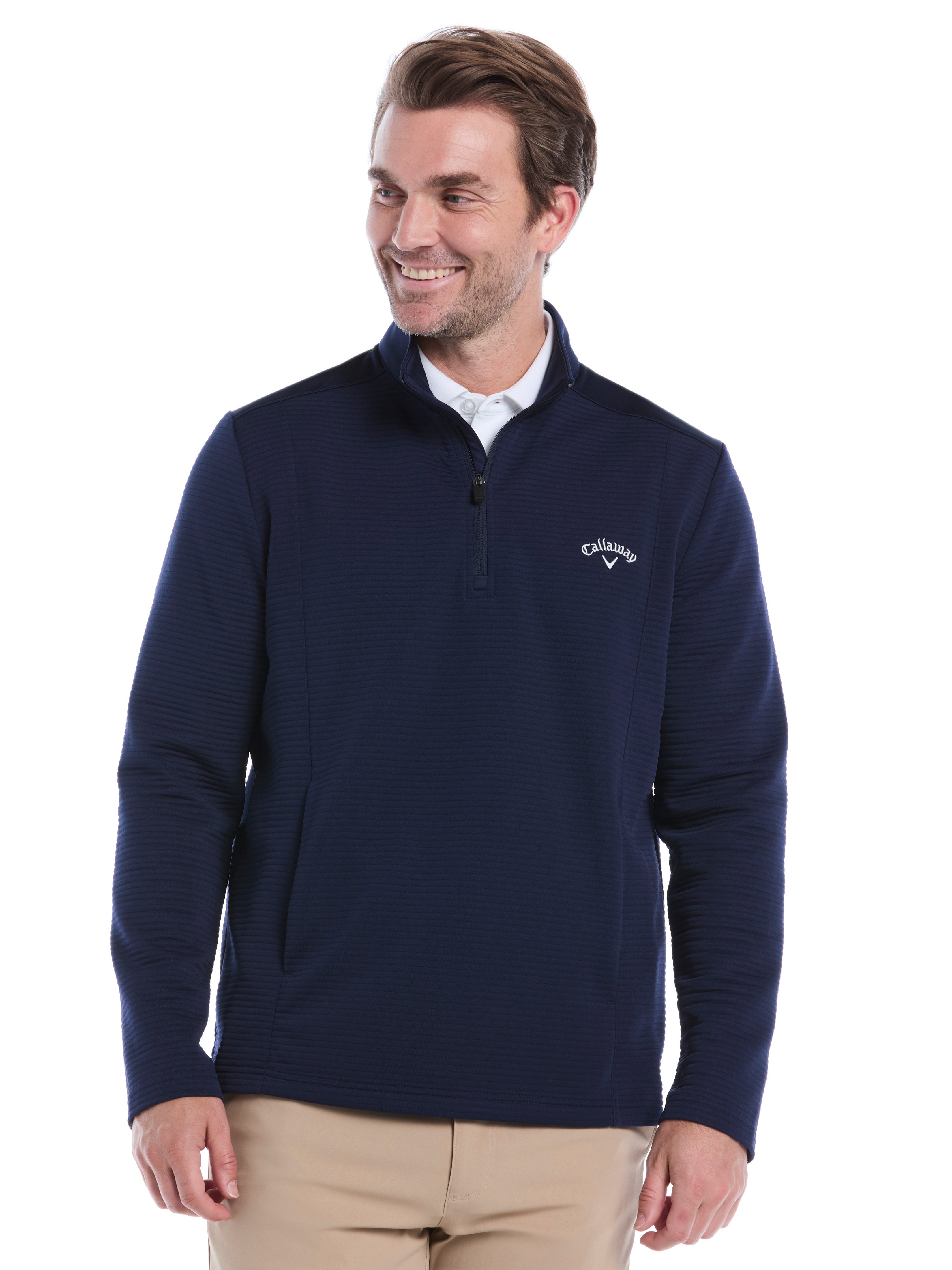 Mens Ottoman Quarter Zip Golf Base Layer – Callaway Apparel