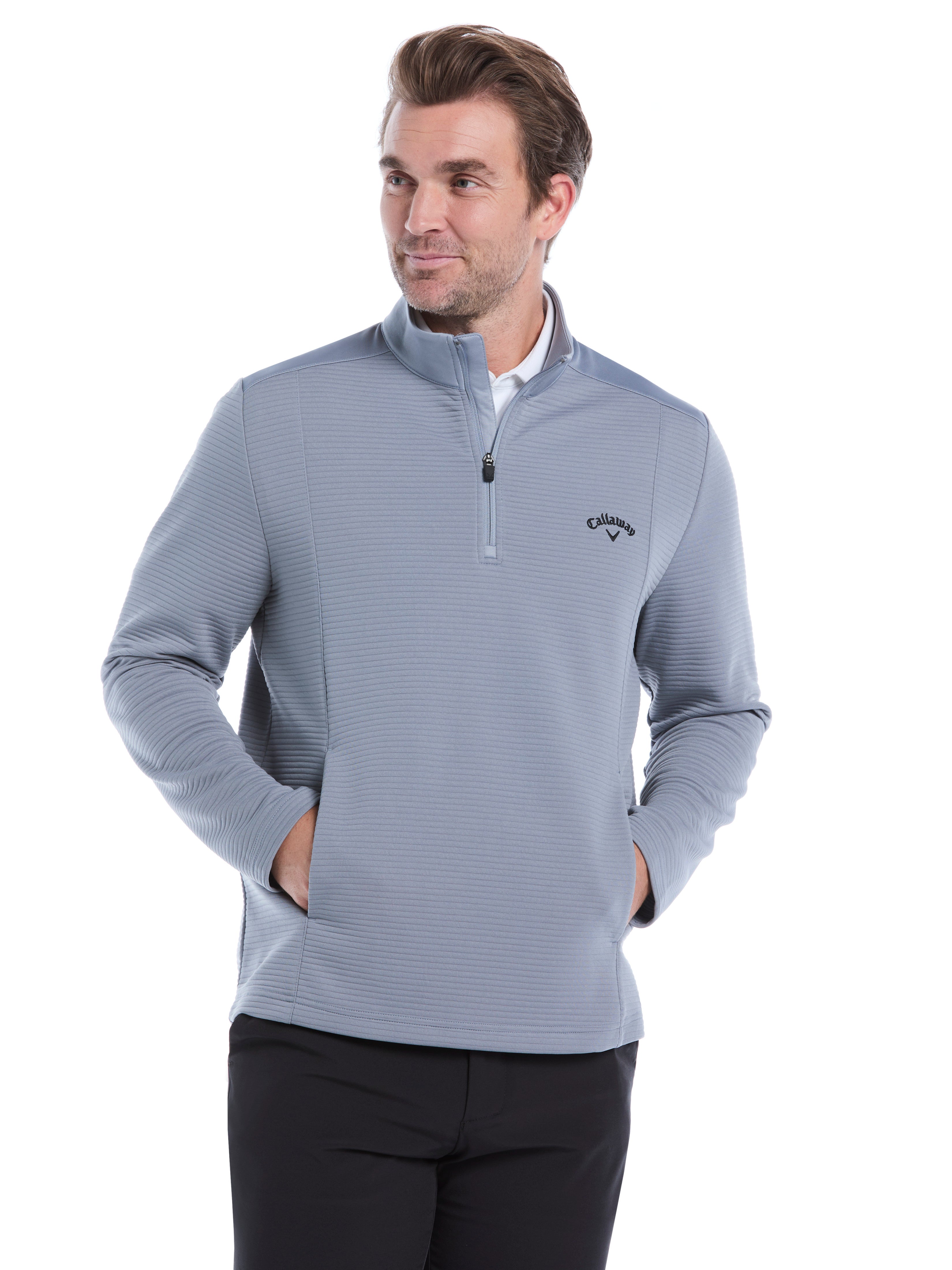 Mens Ottoman Quarter Zip Golf Base Layer – Callaway Apparel