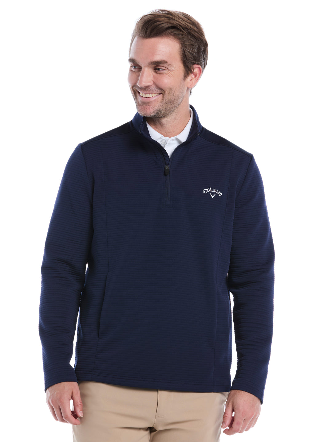 Ottoman Quarter Zip Golf Base Layer (Peacoat) 