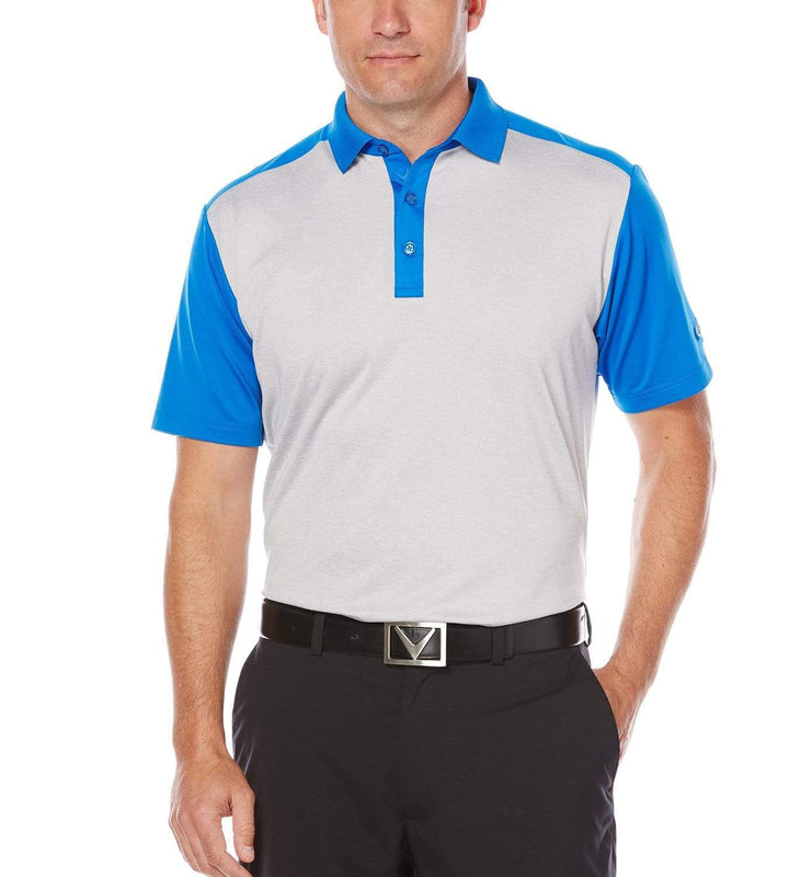 Mens Performance Color Block Polo Polos