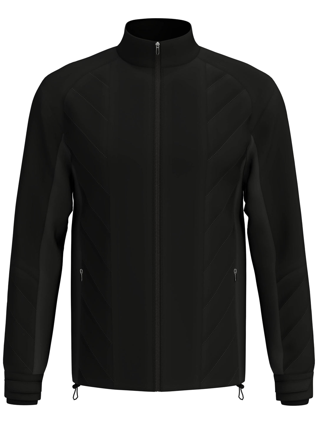 Mens Pieced Quilted Puffer Jacket-Jackets-Caviar-S-Callaway