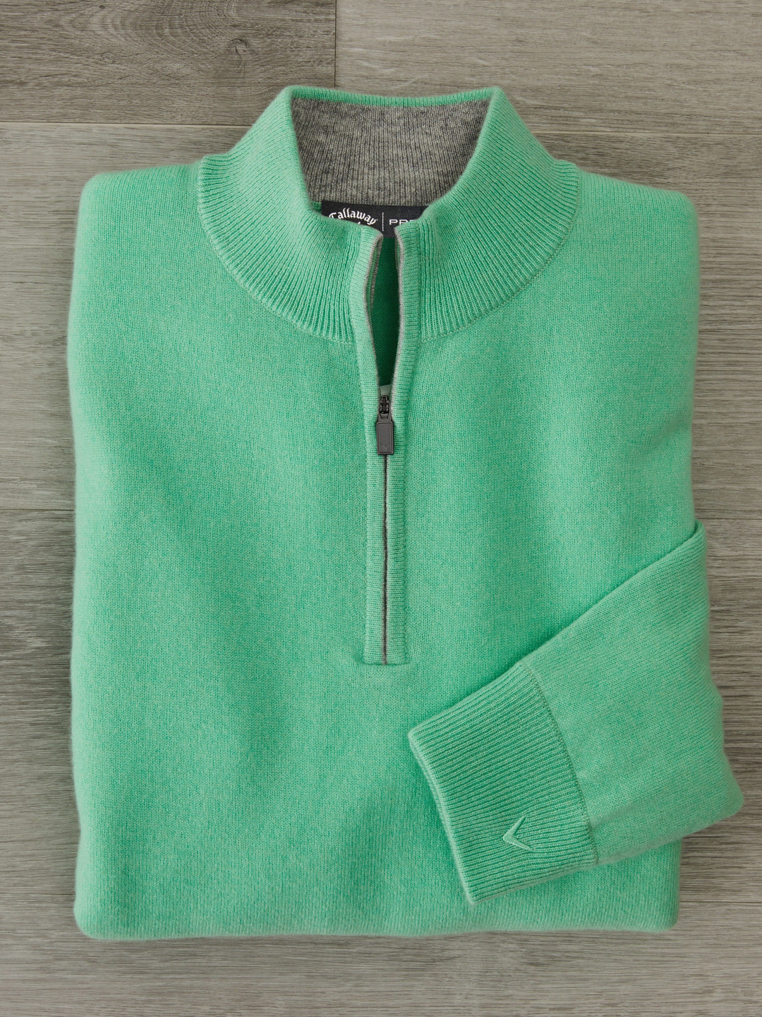 Premium Luxe Cashmere Golf Sweater (Mantis) 