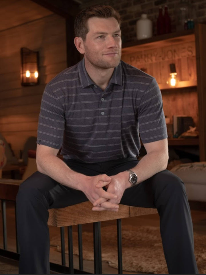 Mens Premium Fashion Stripe Golf Polo-Polos-Callaway