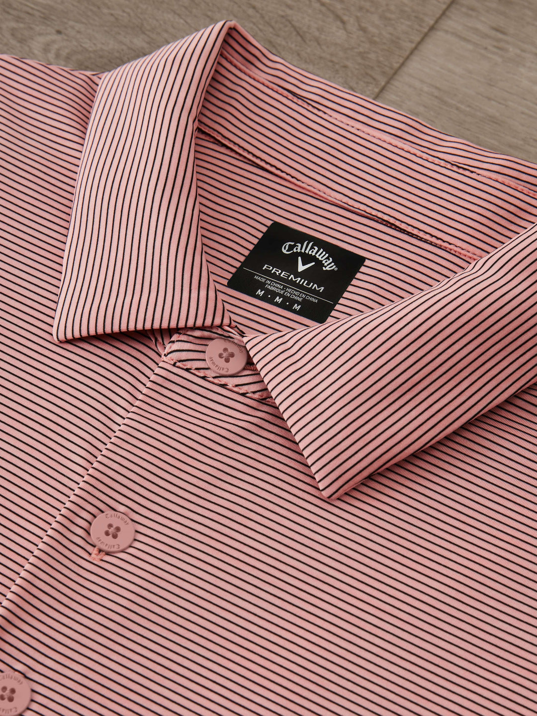 Mens Premium Fineline Soft Touch Golf Polo-Polos-Callaway