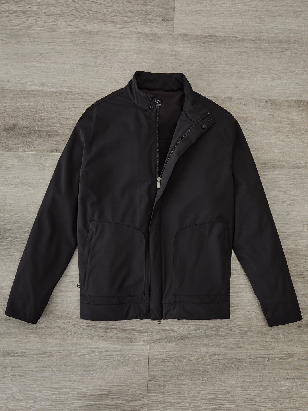 Premium Partially Quilted Golf Jacket (Caviar) 