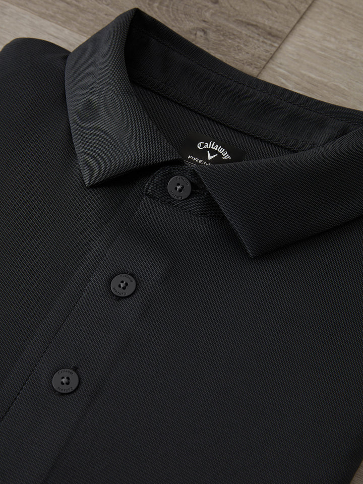 Mens Premium Jacquard Golf Polo-Polos-Callaway