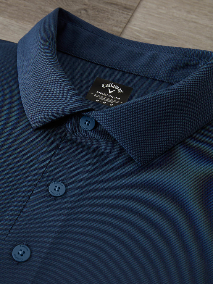 Mens Premium Jacquard Golf Polo-Polos-Callaway