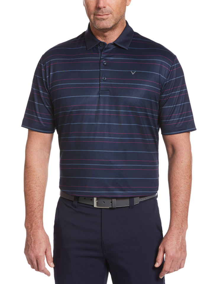 Mens Printed Refined Stripe Polo-Polos-Callaway