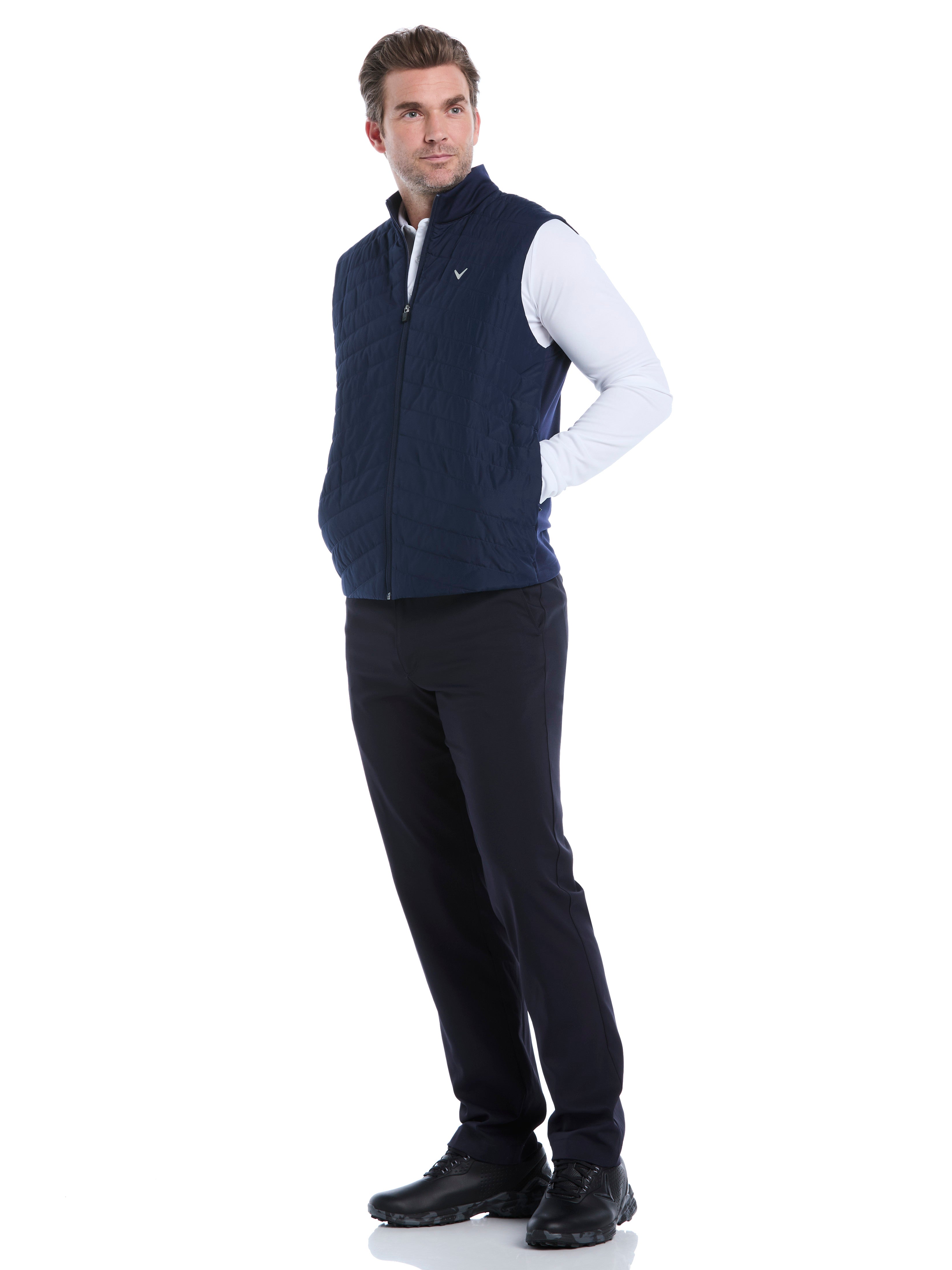 Mens Quilted Puffer Full Zip Golf Vest – Callaway Apparel