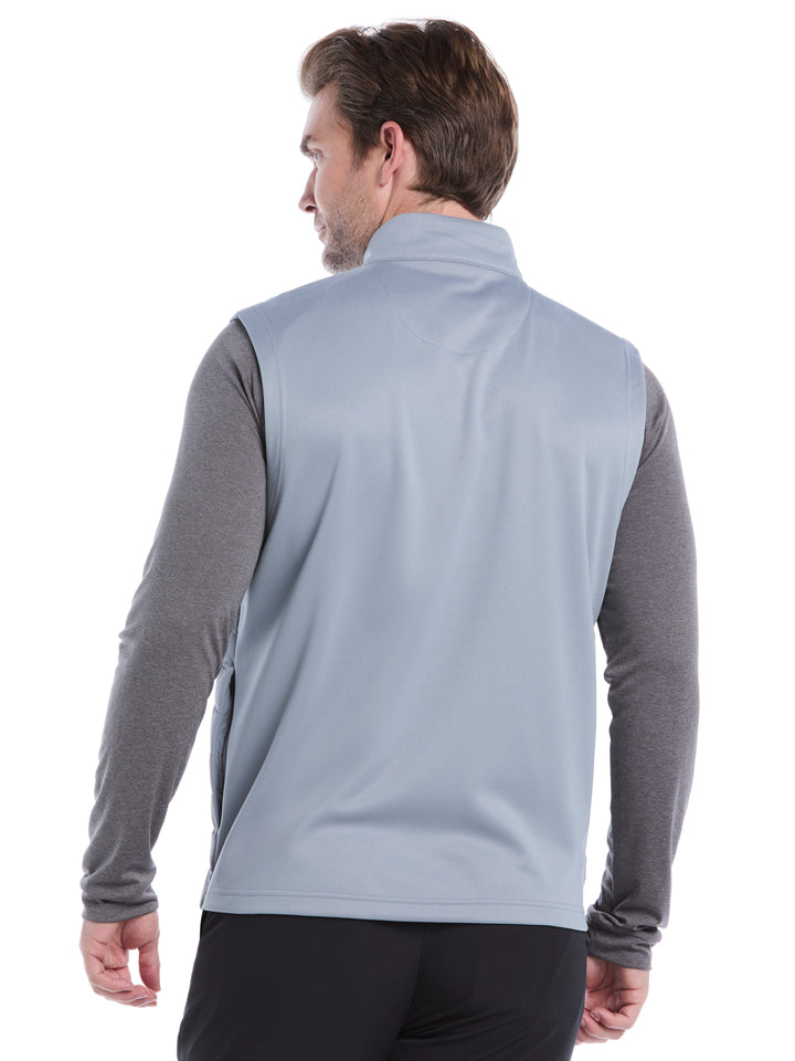 Quilted Puffer Full Zip Golf Vest (Tradewinds) 