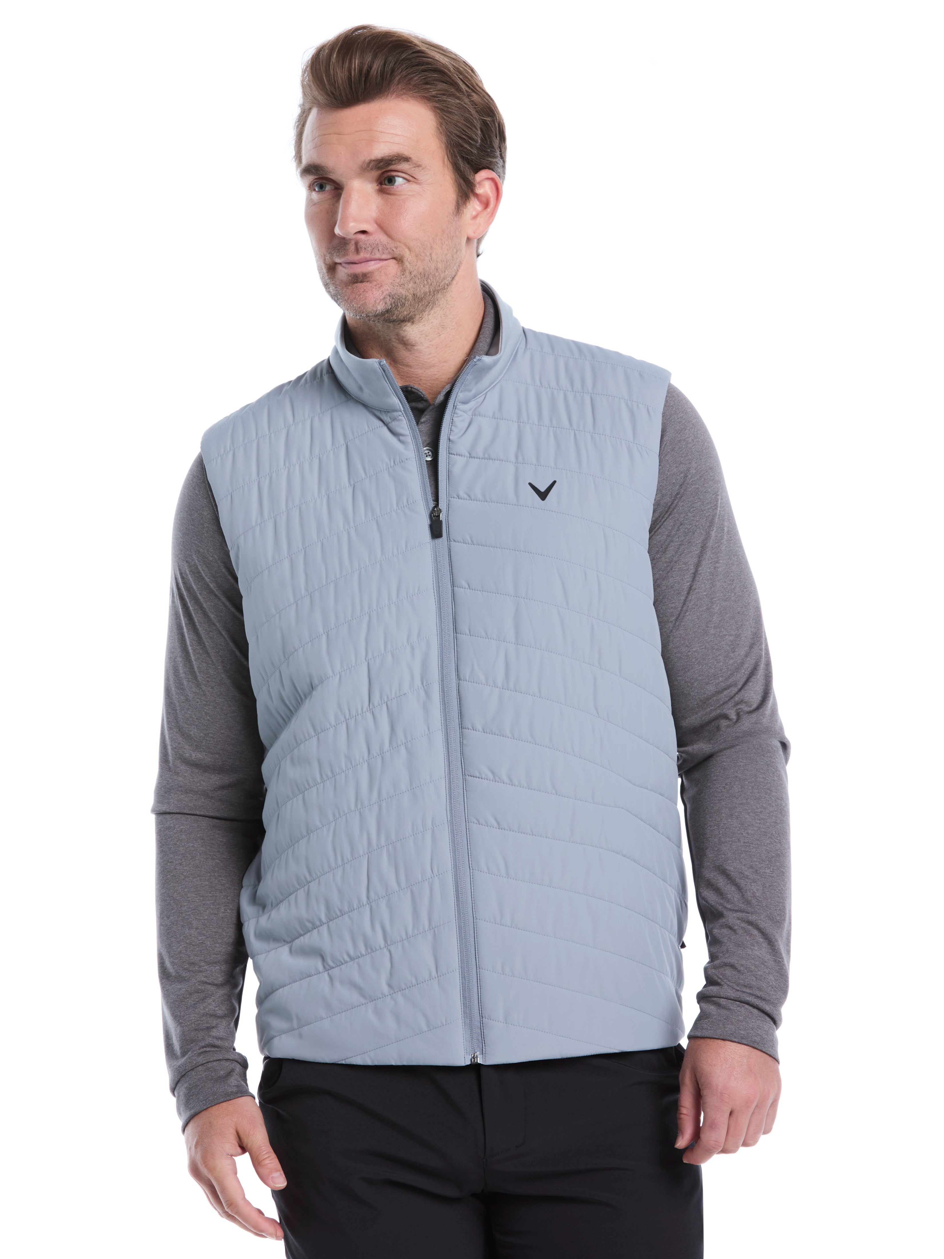 Mens Quilted Puffer Full Zip Golf Vest – Callaway Apparel