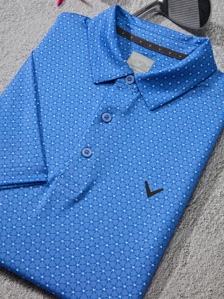Mens Regimental V-Day Print Polo-Polos-Callaway