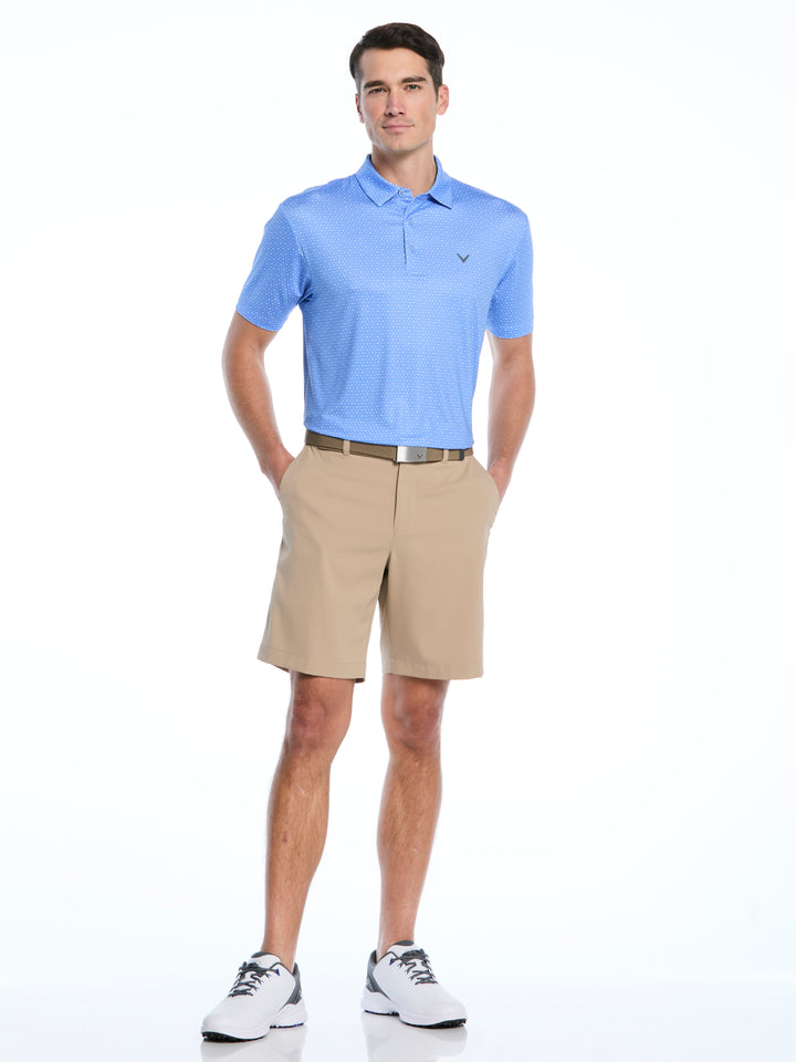 Mens Regimental V-Day Print Polo-Polos-Callaway