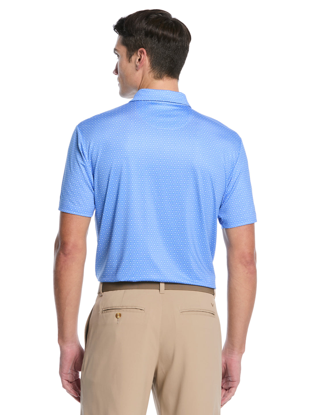 Mens Regimental V-Day Print Polo-Polos-Callaway