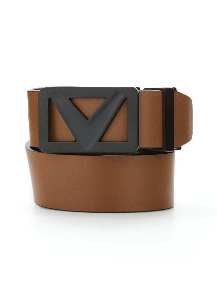 Men's Rev Belt (Caviar/Brown) 