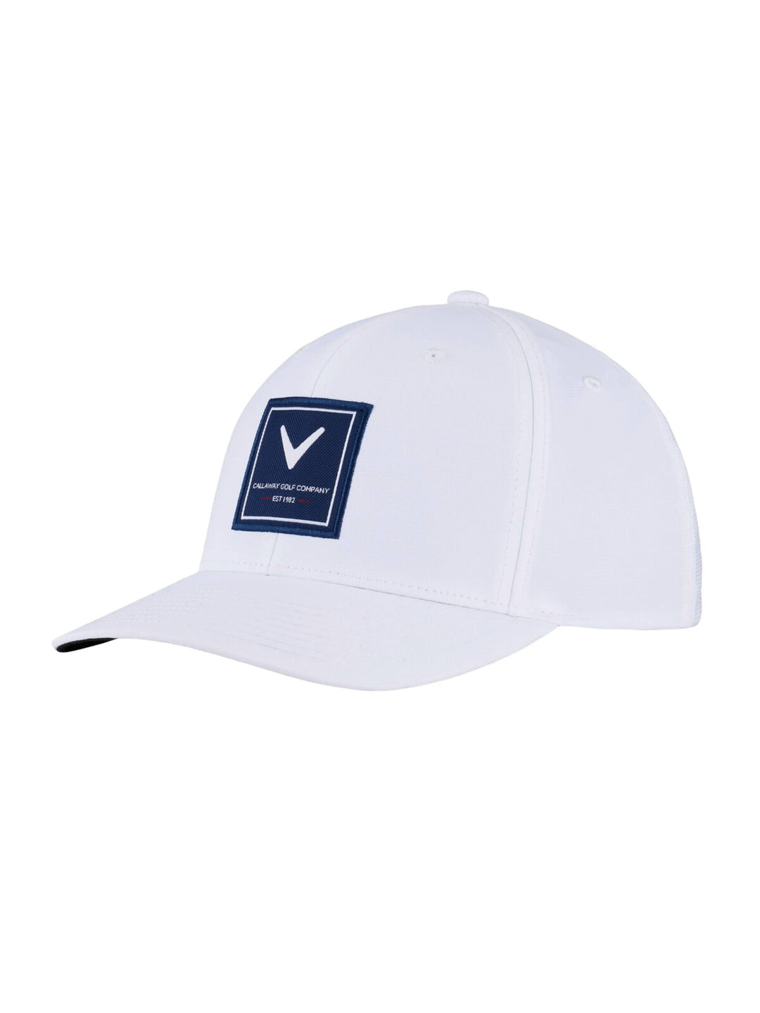 Mens Rutherford FLEXFIT® Snapback Hat-Hats-White/Navy-OS-Callaway