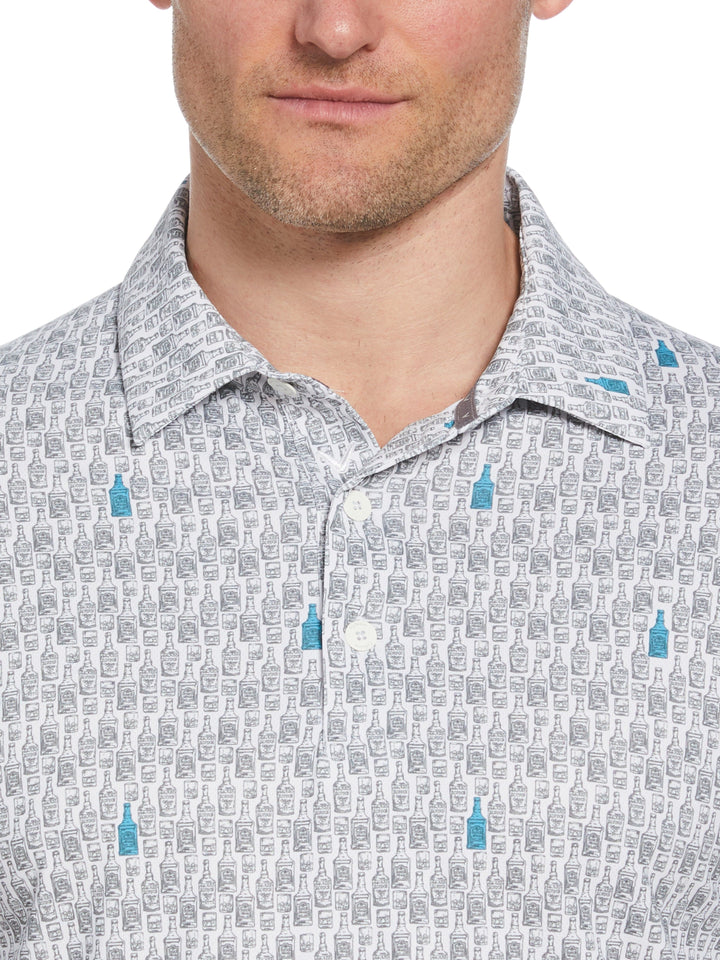 Mens Scotch Novelty Print Golf Polo-Polos-Callaway