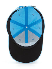 Side Crested Structured Golf Hat (Blue Grotto) 