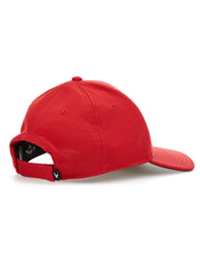 Side Crested Structured Golf Hat (Red) 