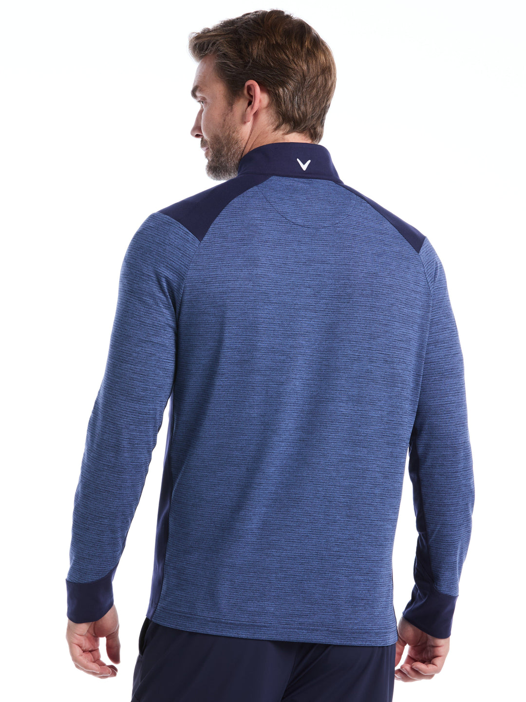 Soft Touch Blocked Golf Base Layer (Peacoat Heather) 