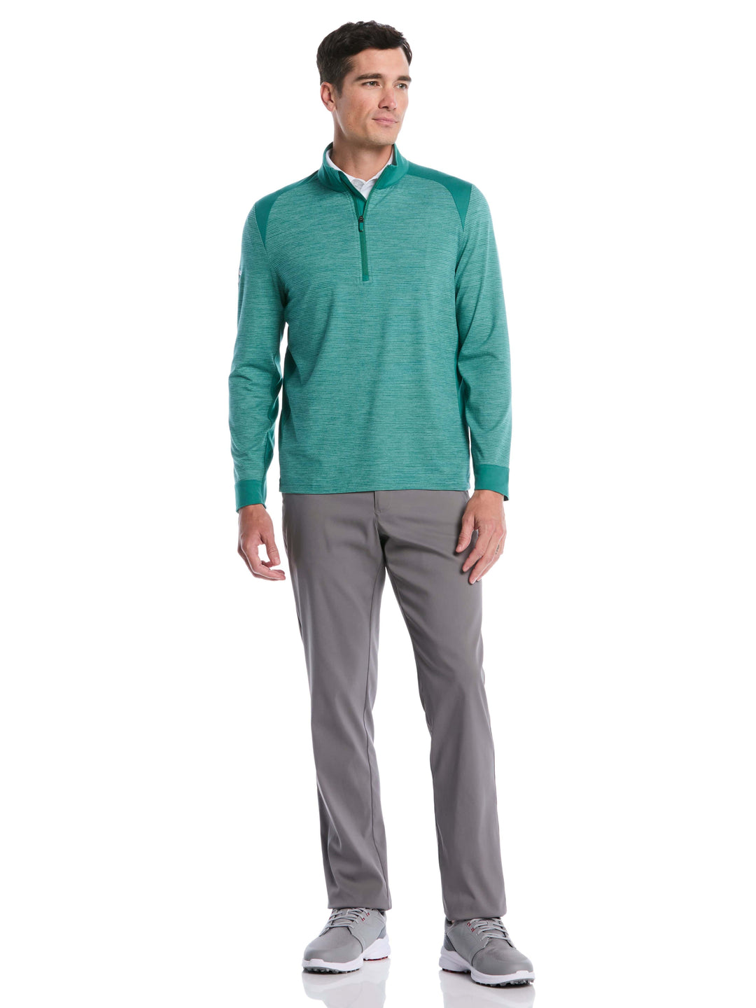 Soft Touch Blocked Golf Base Layer (Galapagos Htr) 