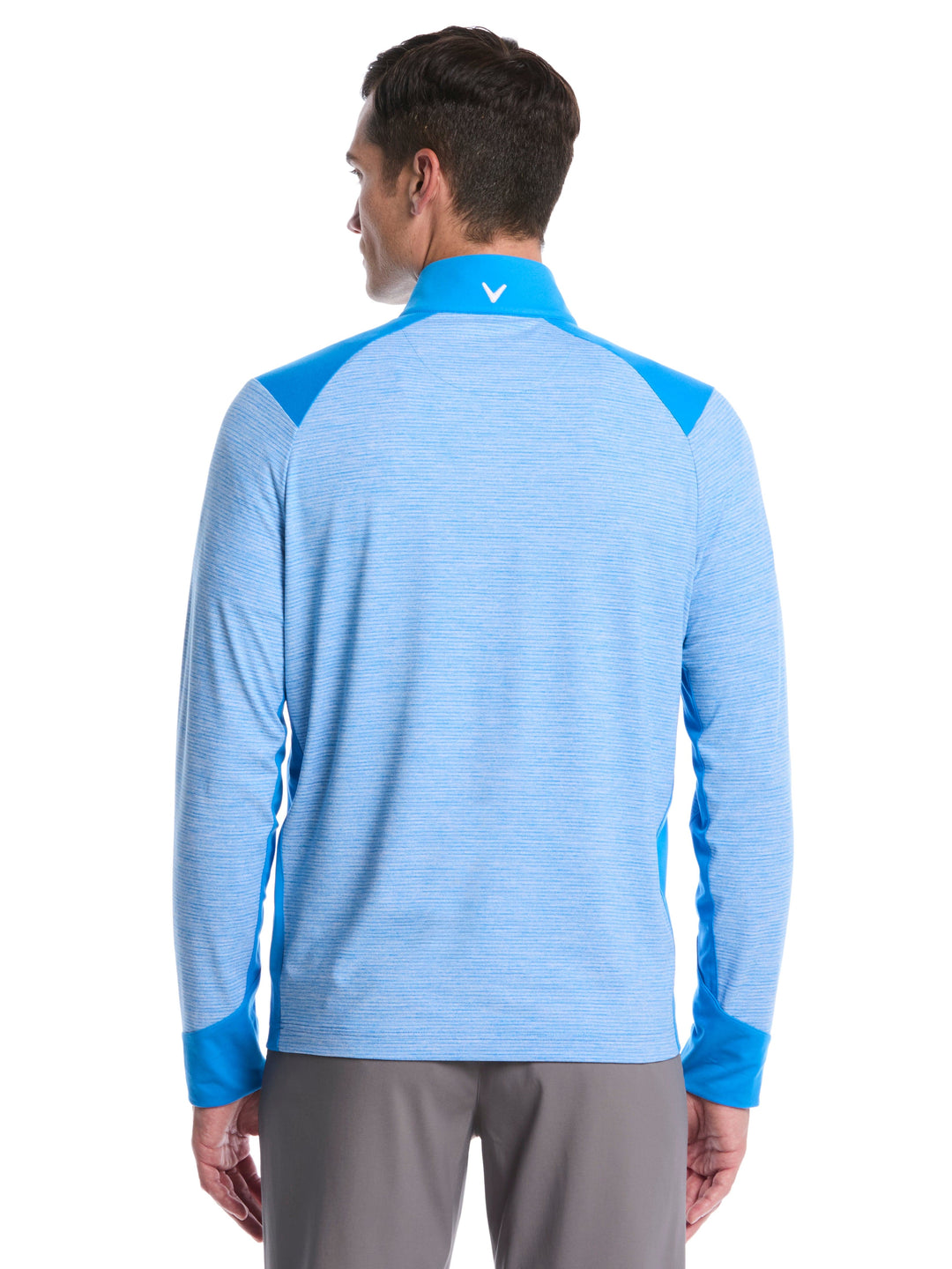 Soft Touch Blocked Golf Base Layer (Brillant Blue Heather) 