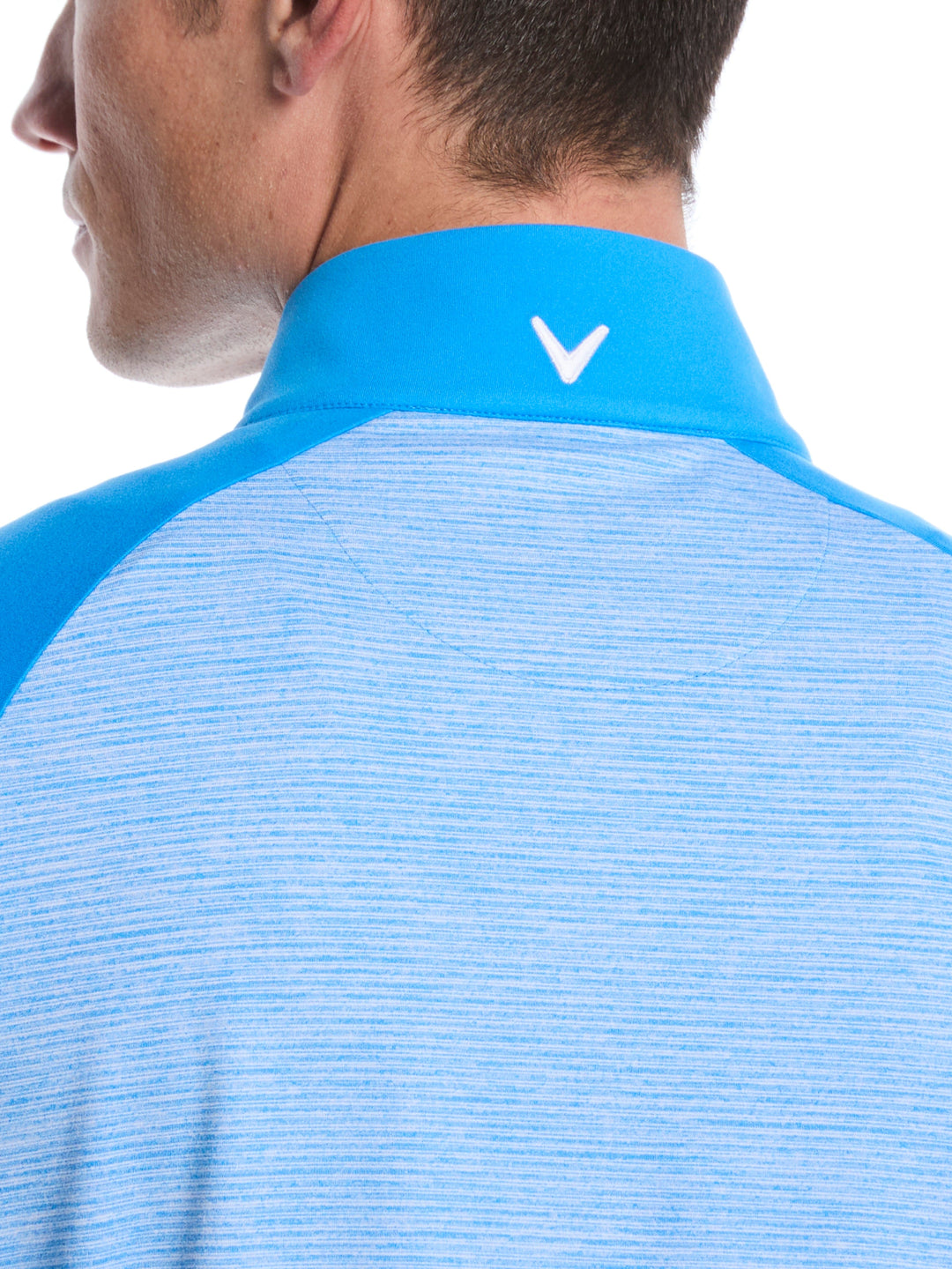 Soft Touch Blocked Golf Base Layer (Brillant Blue Heather) 