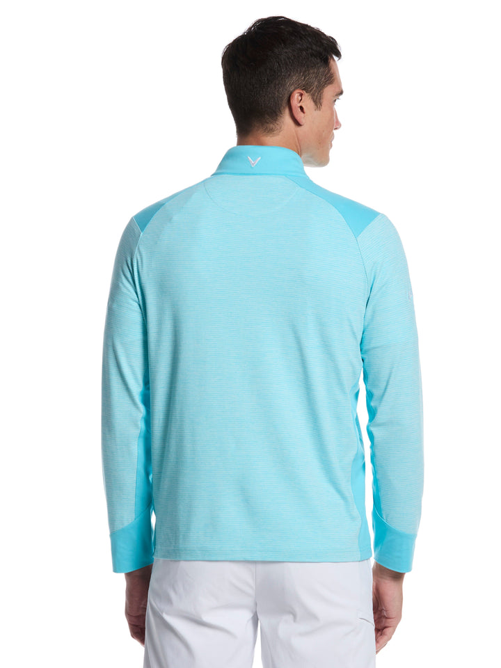 Soft Touch Blocked Golf Base Layer (Blue Curacao Htr) 