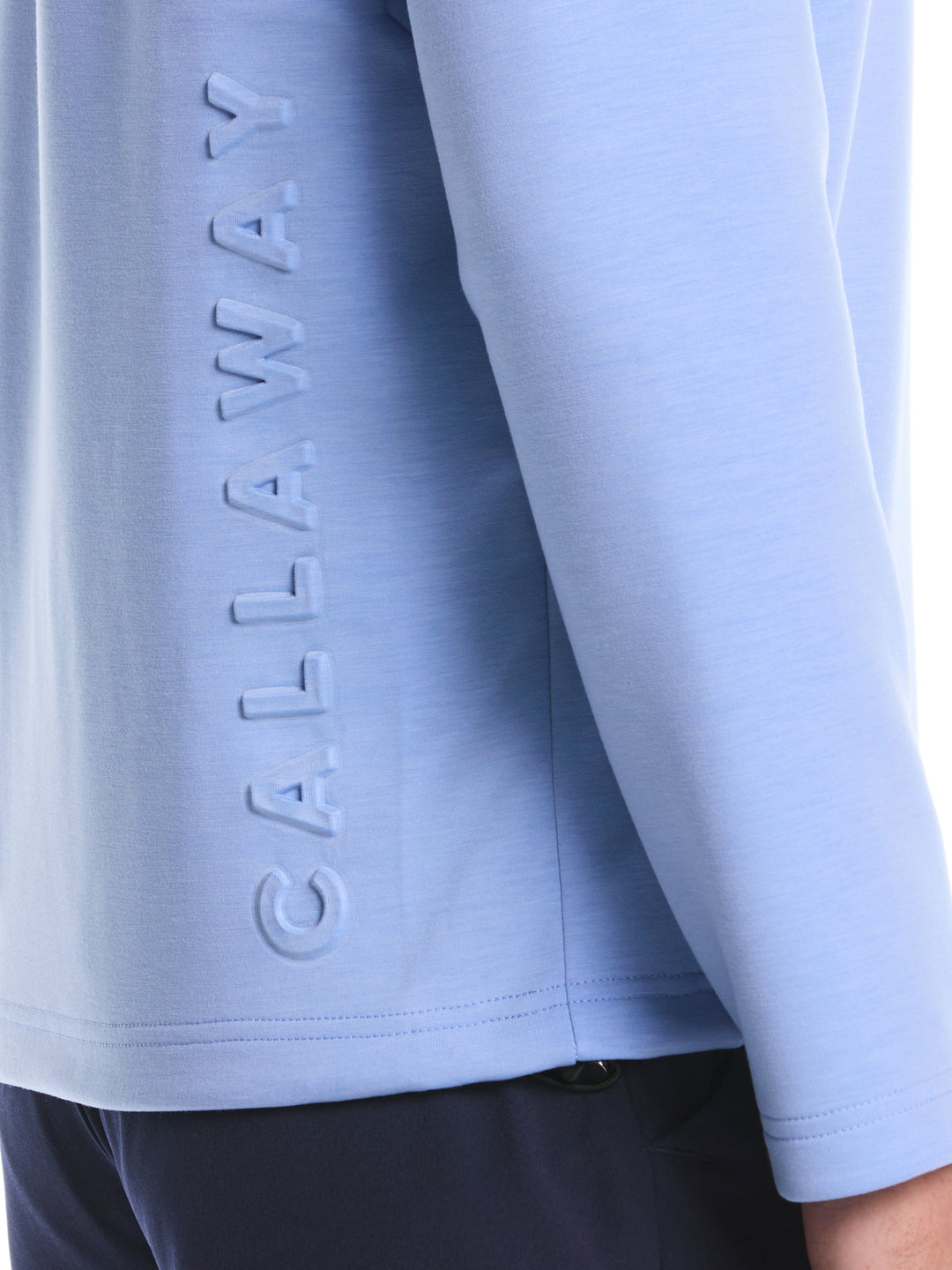 Soft Touch 1/4 Zip Golf Hoodie (Vista Blue Heather) 