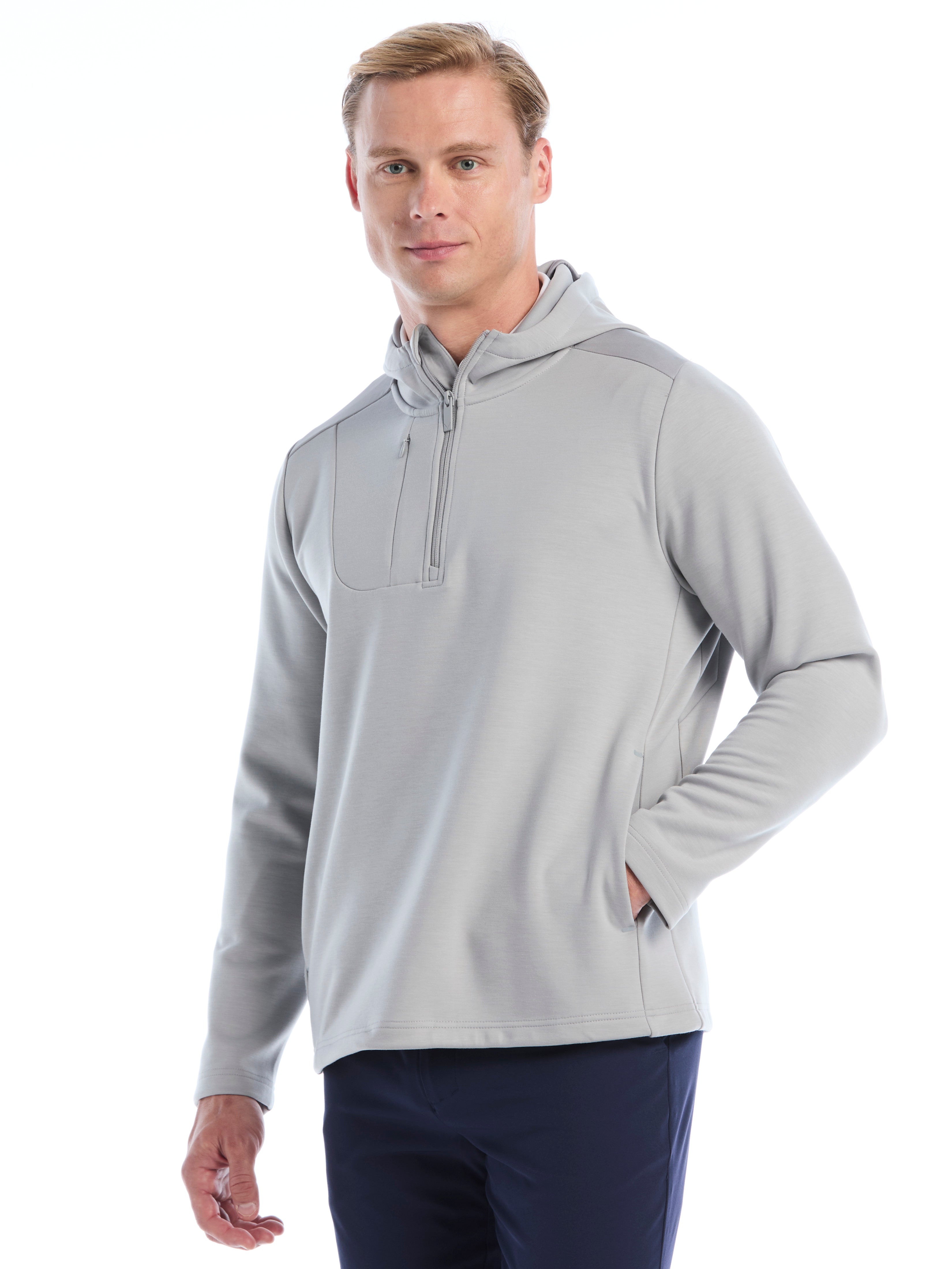 Mens Soft Touch Quarter Zip Golf Hoodie – Callaway Apparel