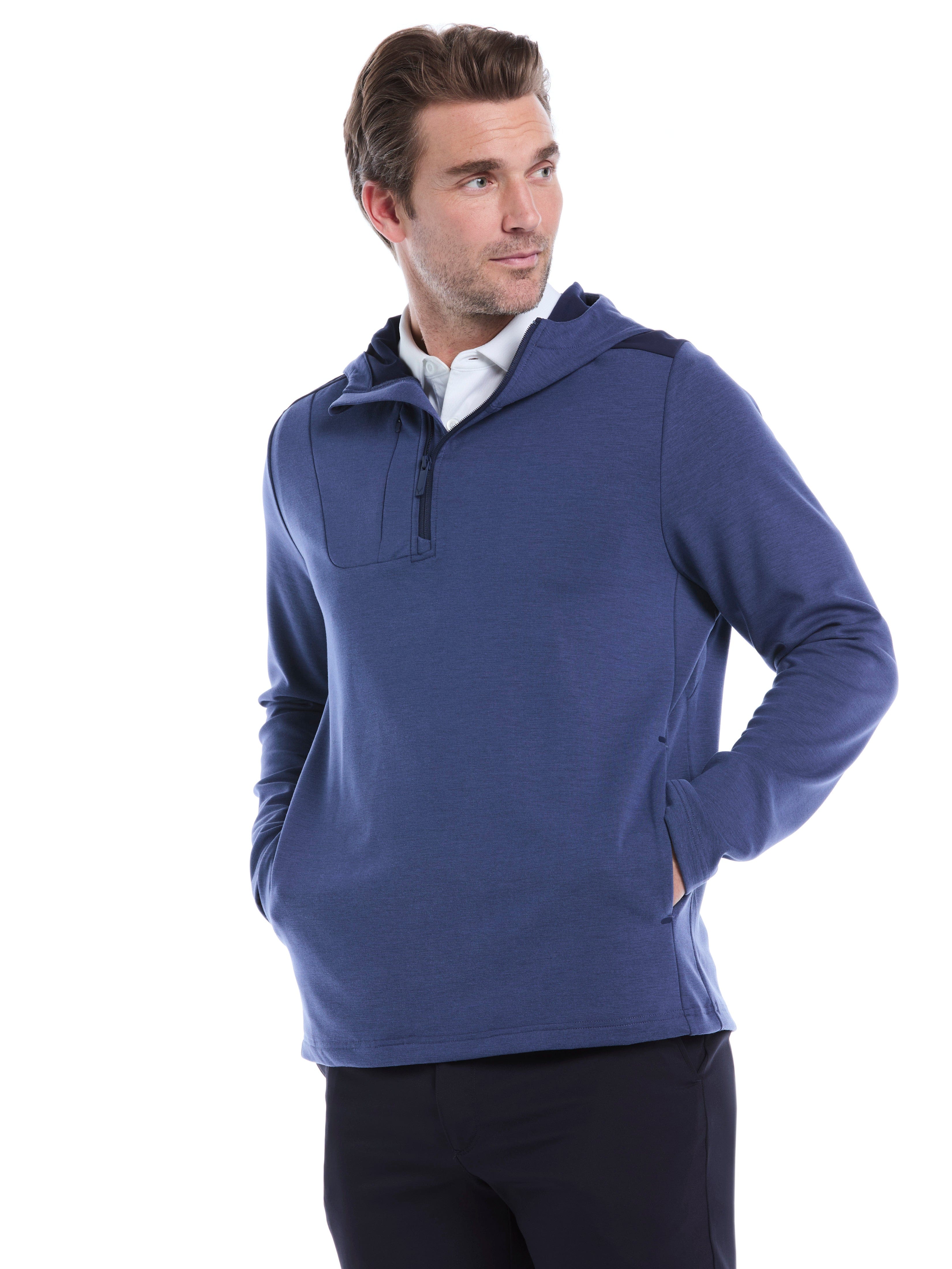 Mens Soft Touch Quarter Zip Golf Hoodie – Callaway Apparel