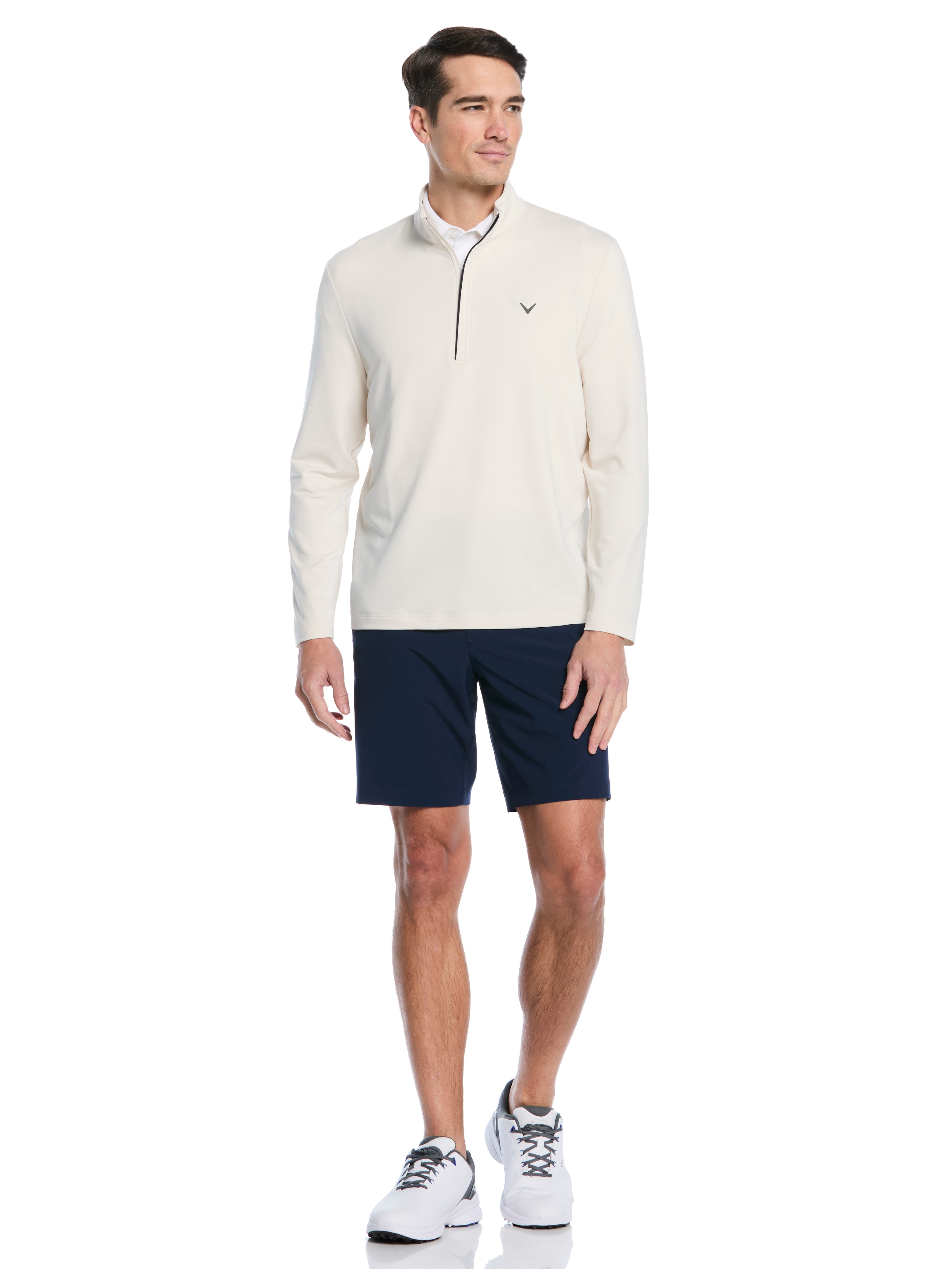 Mens Solid Sun Protection 1/4 Zip Golf Pullover – Callaway Apparel