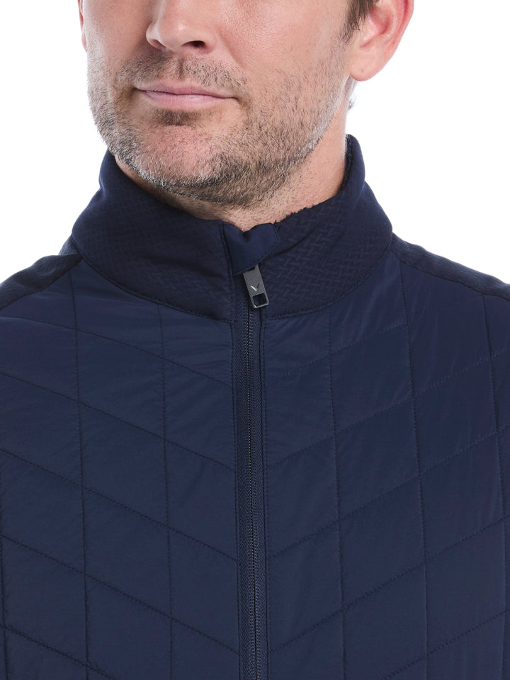 Mens Storm Fleece Pro Vest (Peacoat) 