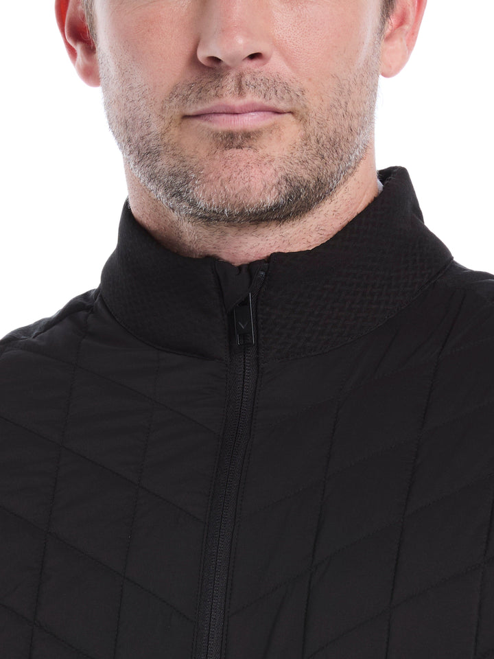 Mens Storm Fleece Pro Vest (Caviar) 