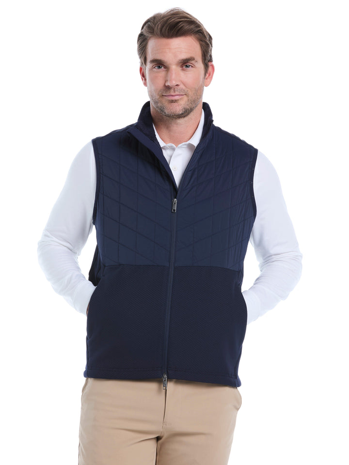 Mens Storm Fleece Pro Vest (Peacoat) 