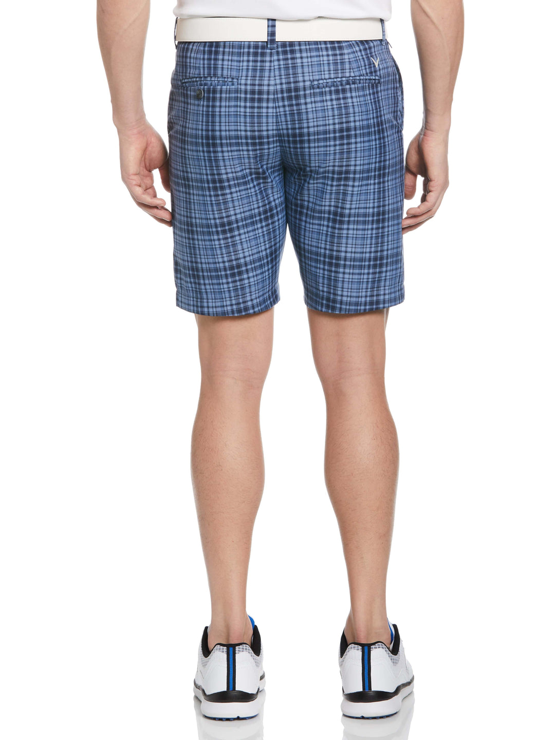 Sun Worn Plaid Ergo Short (Peacoat) 