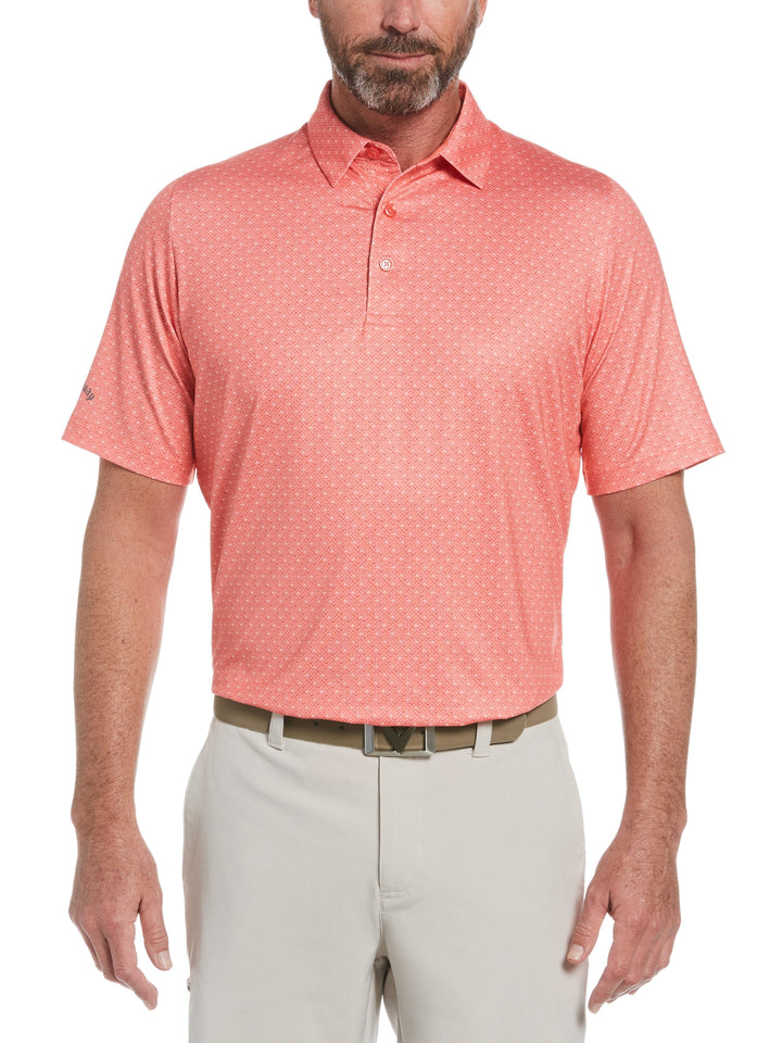 Mens Allover Chevron Golf Polo-Polos-Callaway