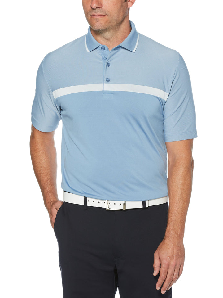 Mens Swing Tech Fine Line Color Block Golf Polo-Polos-Callaway