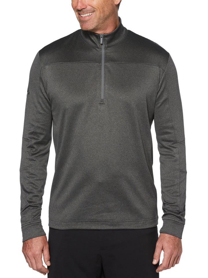 Mens Swing Tech 1/4 Zip Waffle Fleece-Jackets-Callaway