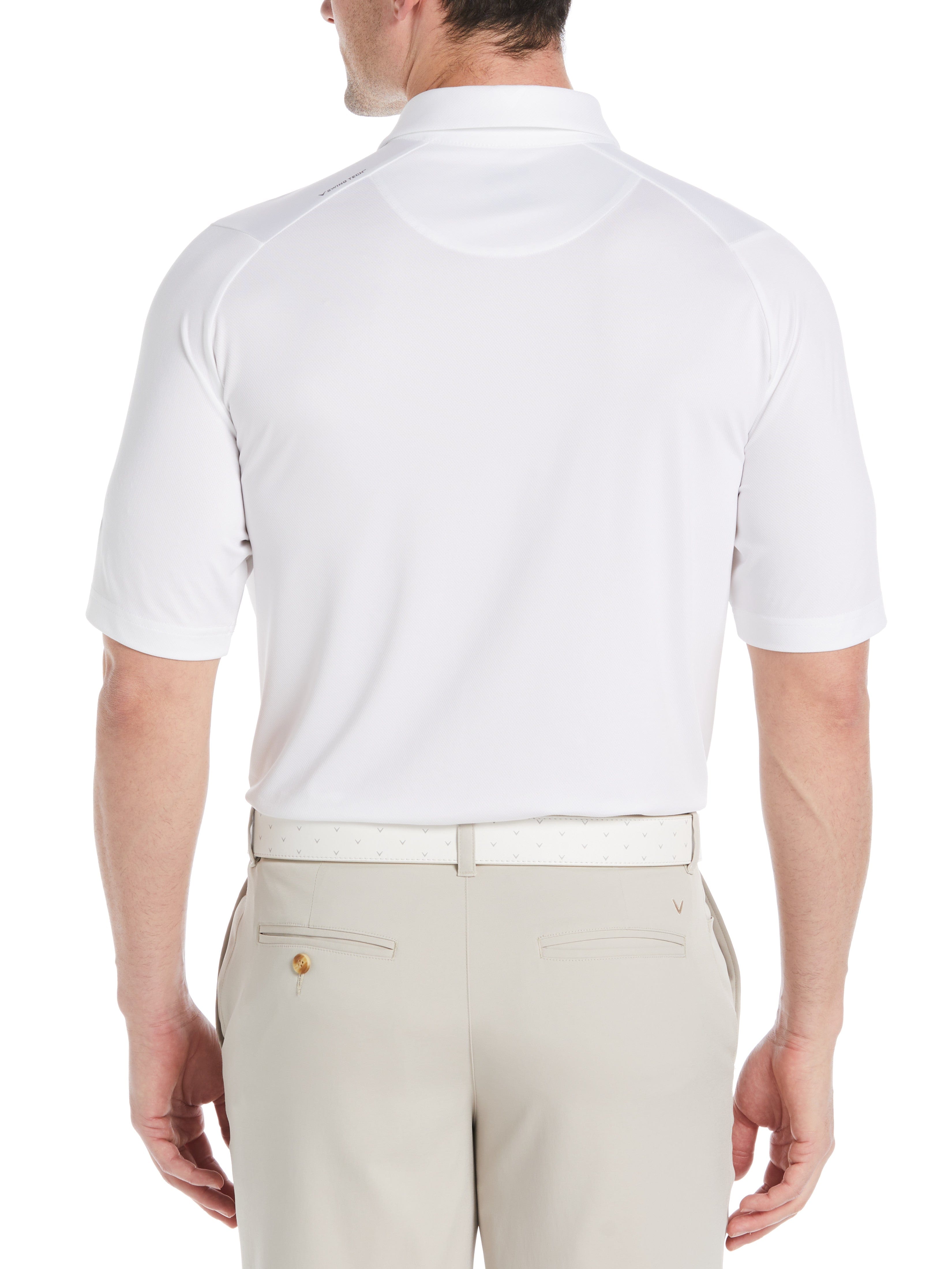 Mens Swing Tech™ Solid Golf Polo Shirt – Callaway Apparel