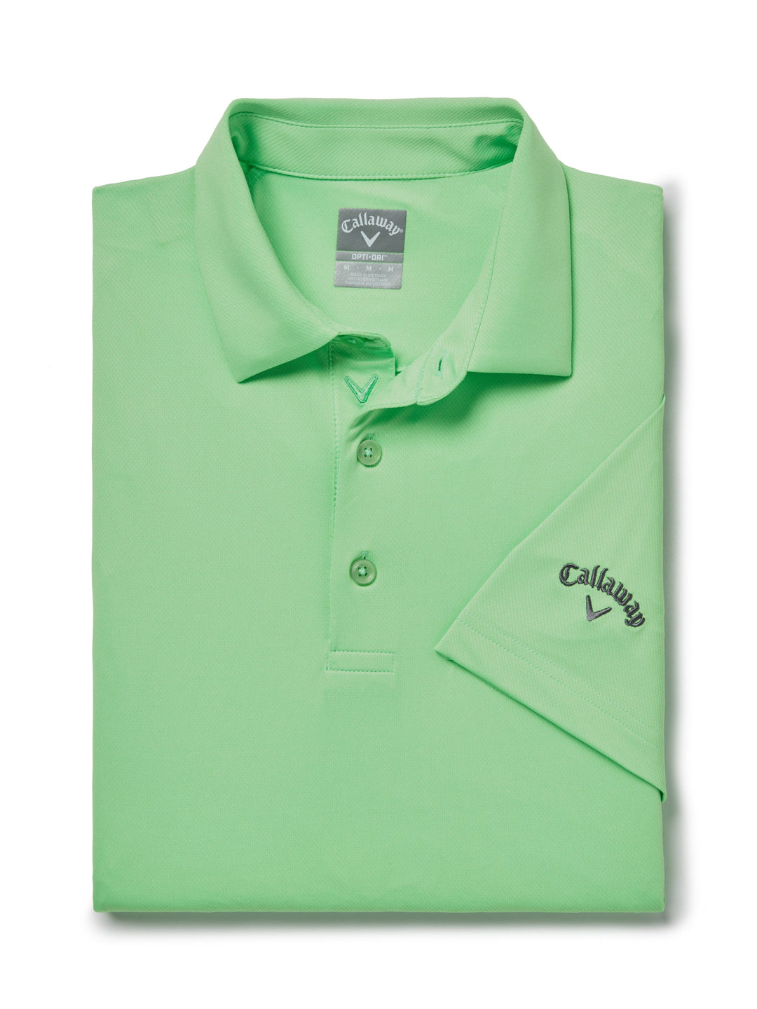 Men's Swing Tech Solid Golf Polo Shirt (Summer Green) 
